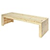 Plus Gartenbank Fun (B x T x H: 180 x 59 x 46 cm, Fichte, Natur) | BAUHAUS