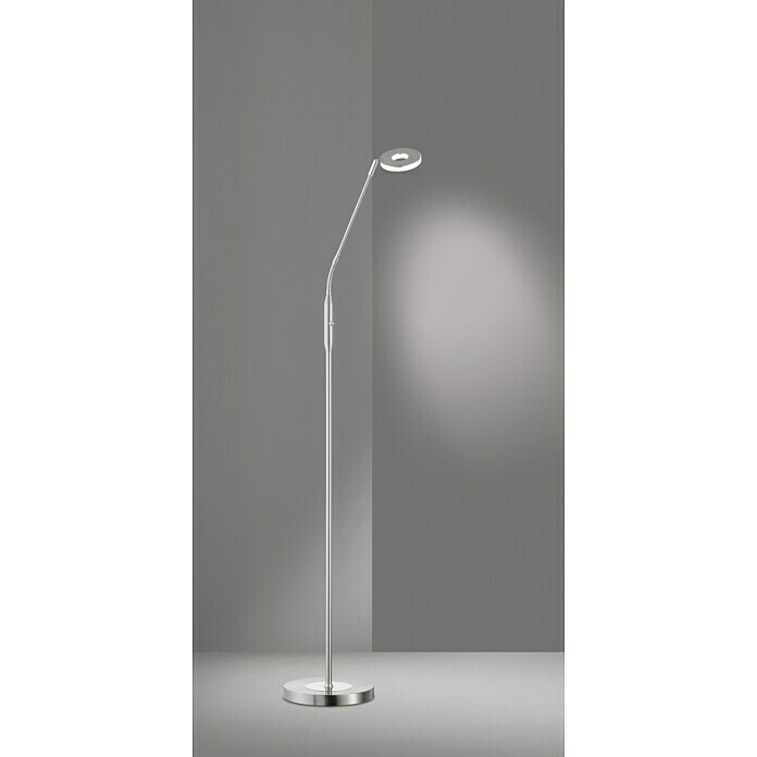Honsel Leuchten Dent LED-Stehleuchte (6 W, Nickel matt, Höhe: 150 cm)