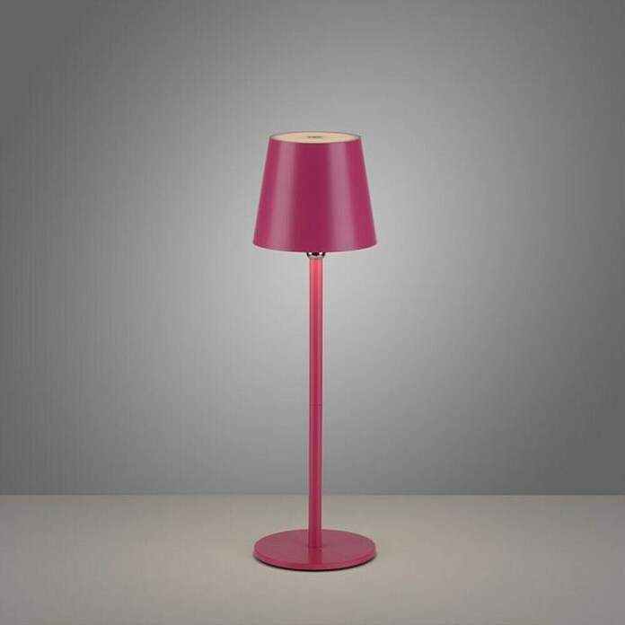 Just Light Punjiva stolna svjetiljka Boteria  (3 W, D x Š x V: 110 x 110 x 370 mm, Topla bijela, Ružičasta) | BAUHAUS