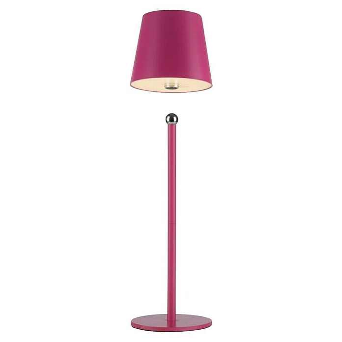 Just Light Punjiva stolna svjetiljka Boteria  (3 W, D x Š x V: 110 x 110 x 370 mm, Topla bijela, Ružičasta) | BAUHAUS