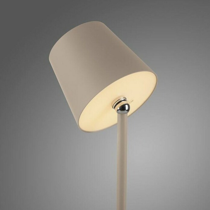 Just Light Punjiva stolna svjetiljka Boteria  (3 W, D x Š x V: 110 x 110 x 370 mm, Topla bijela, Bež) | BAUHAUS