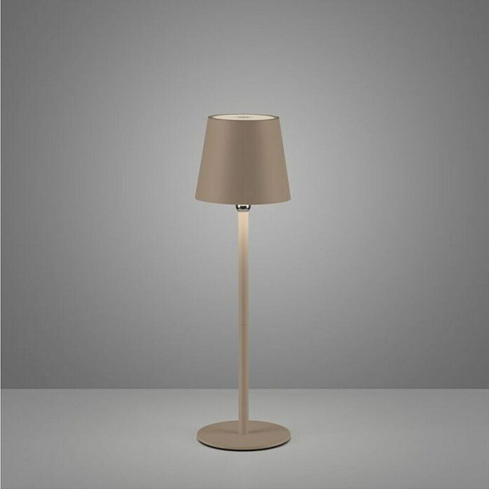 Just Light Punjiva stolna svjetiljka Boteria  (3 W, D x Š x V: 110 x 110 x 370 mm, Topla bijela, Bež) | BAUHAUS