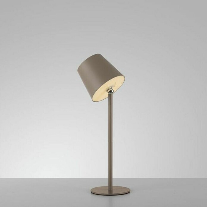 Just Light Punjiva stolna svjetiljka Boteria  (3 W, D x Š x V: 110 x 110 x 370 mm, Topla bijela, Bež) | BAUHAUS