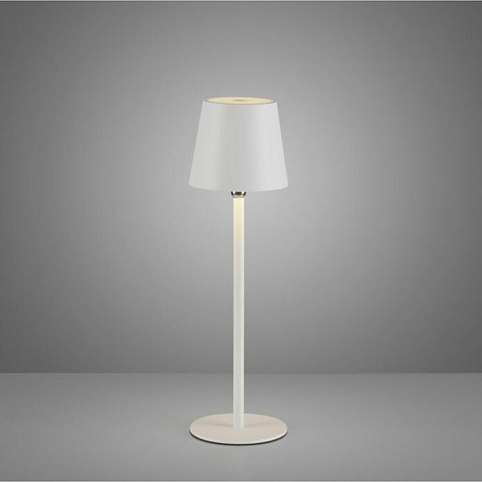 Just Light Punjiva stolna svjetiljka Boteria  (3 W, D x Š x V: 110 x 110 x 370 mm, Topla bijela, Bijela) | BAUHAUS