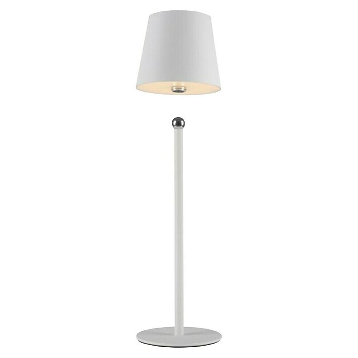 Just Light Punjiva stolna svjetiljka Boteria  (3 W, D x Š x V: 110 x 110 x 370 mm, Topla bijela, Bijela) | BAUHAUS