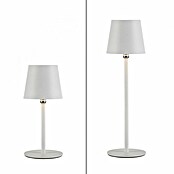 Just Light Punjiva stolna svjetiljka Boteria  (3 W, D x Š x V: 110 x 110 x 370 mm, Topla bijela, Bijela) | BAUHAUS