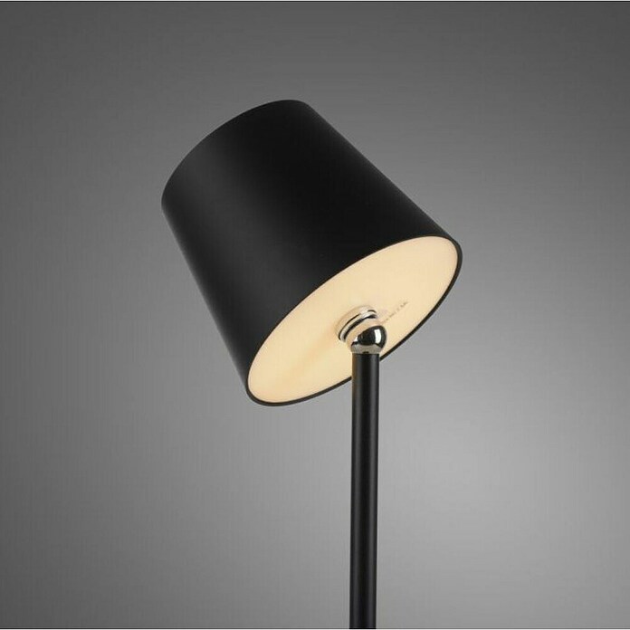 Just Light Punjiva stolna svjetiljka Boteria  (3 W, D x Š x V: 110 x 110 x 370 mm, Topla bijela, Crna) | BAUHAUS