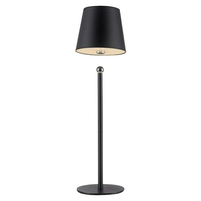 Just Light Punjiva stolna svjetiljka Boteria  (3 W, D x Š x V: 110 x 110 x 370 mm, Topla bijela, Crna) | BAUHAUS