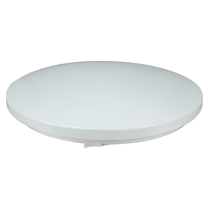 E2 elektro LED-Wand- & Deckenleuchte rund white² (24 W, Ø x H: 33 x 6,2 cm, Weiß, Weiß, Warmweiß) | BAUHAUS