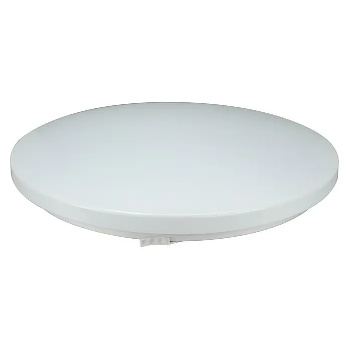 E2 elektro LED-Wand- & Deckenleuchte rund White R - 18 W, Ø x H: 33 x 6,2 cm, Warmweiß, IP54, Ohne Bewegungsmelder - Elegante runde LED-Deckenleuchte in Weiß. Perfekt für moderne Innenräume, bietet sie eine gleichmäßige Ausleuchtung und stilvolles Design.