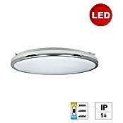 E2 elektro LED-Wand- & Deckenleuchte rund White (18 W, Ø x H: 33 x 3,2 cm, Chrome glänzend, Weiß, Tageslichtweiß) | BAUHAUS