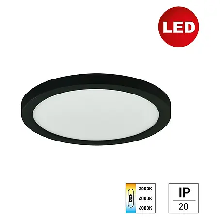 E2 elektro  LED-Panel rund Space