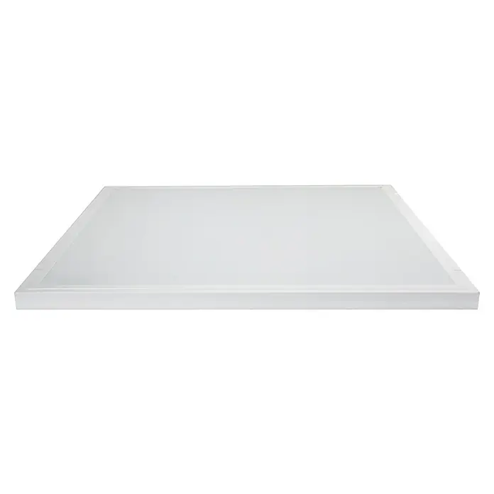 E2 elektro LED-Einbauleuchte Ebro - 36 W, L x B x H: 64 x 64 x 3 cm, Weiß, Neutralweiß - Weisse LED-Panel-Leuchte für Deckenmontage. Flaches Design, ideal für Büros und Wohnräume. Modernes und energieeffizientes Beleuchtungselement.