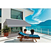 SmartSun Toldo de brazos articulados Original Kit Acrílico (Gris, Ancho: 3 m, Caída: 2 m)