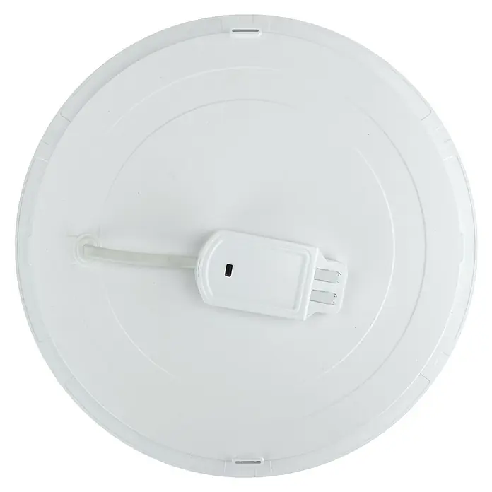 E2 elektro Einbaupanel Style R - 24 W, Ø x H: 30 x 3,1 cm, Weiß, Warmweiß, Innen - Weiße LED-Deckenleuchte mit Anschlusskabel und Stecker für einfache Installation und modernes Design.