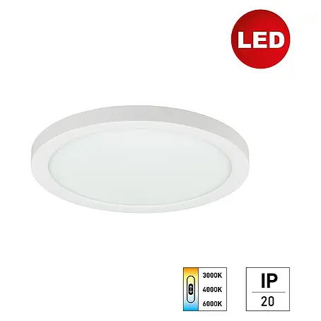 E2 elektro  LED-Panel rund Space