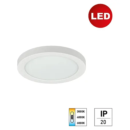 E2 elektro  LED-Panel rund Space