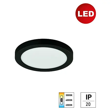 E2 elektro  LED-Panel rund Space