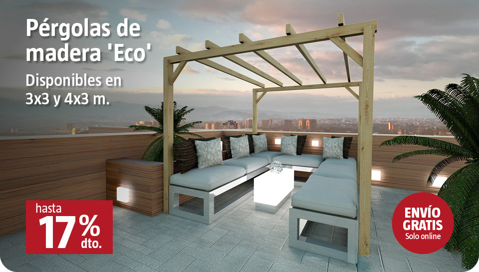 Pérgola de madera