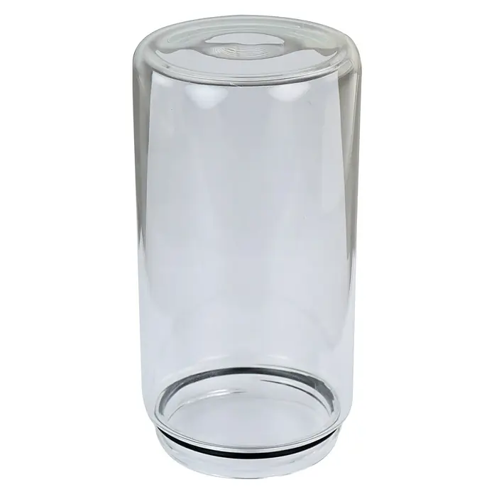 E2 elektro Außenwandleuchte Nasti - 15 W, 24,5 x 10,8 x 11,6 cm, Anthrazit, IP44 - Ein klares, zylindrisches Glasgefäß mit doppelwandigem Design, perfekt für Getränke. Ideal für den täglichen Gebrauch und besondere Anlässe.