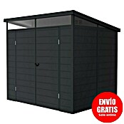 Hoggar Caseta de jardín Nova (Medidas ext. (An x Pr): 238 x 192 cm, Plástico, Antracita) | BAUHAUS