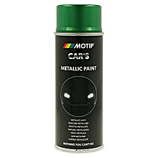 Motip Metallic-Lackspray (Lindgrün, 400 ml, Glänzend, Schnelltrocknend)