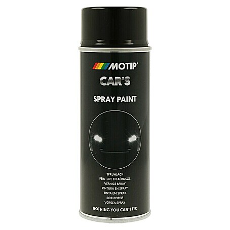 Motip Lackspray CAR'S Rallye (Schwarz, Glänzend, 400 ml)