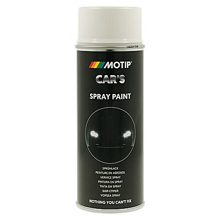Motip Lackspray CAR'S Rallye (Weiß, Glänzend, 400 ml)