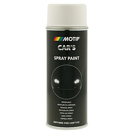 Motip Lackspray CAR'S Rallye (Weiß, Seidenmatt, 400 ml)