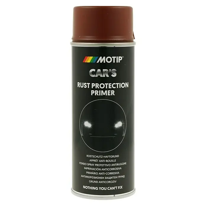Motip Haftgrundspray - Rot, 400 ml - Dose Motip Car's Rostschutz-Haftgrund Primer.