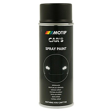 Motip Lackspray CAR'S Rallye (Schwarz, Seidenmatt, 400 ml)