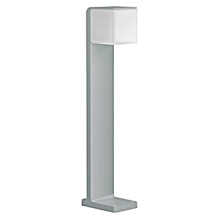Steinel Sobremuro exterior GL 80 SC (Color del marco: Plateado, Blanco cálido, 13 x 11 x 63,3 cm, Con bombillas)
