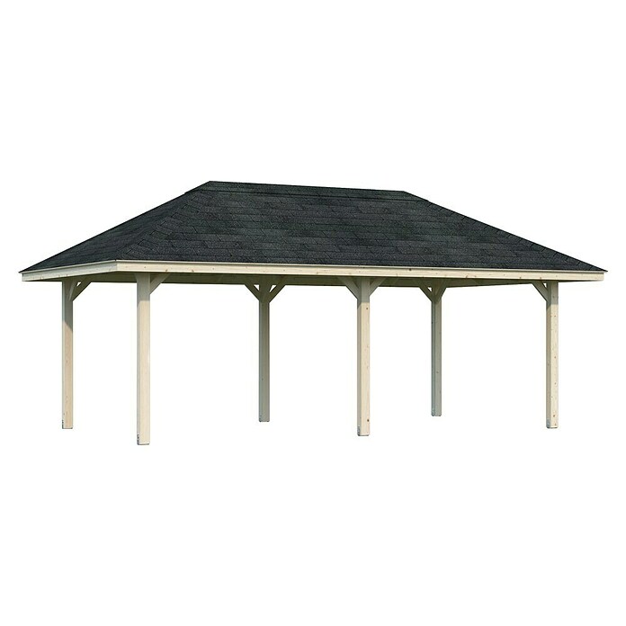 Palmako Pérgola Bianca M (L x An: 672 x 384 cm, Madera, Natural) | BAUHAUS