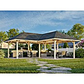 Palmako Pérgola Bianca L (L x An: 672 x 672 cm, Madera, Natural) | BAUHAUS