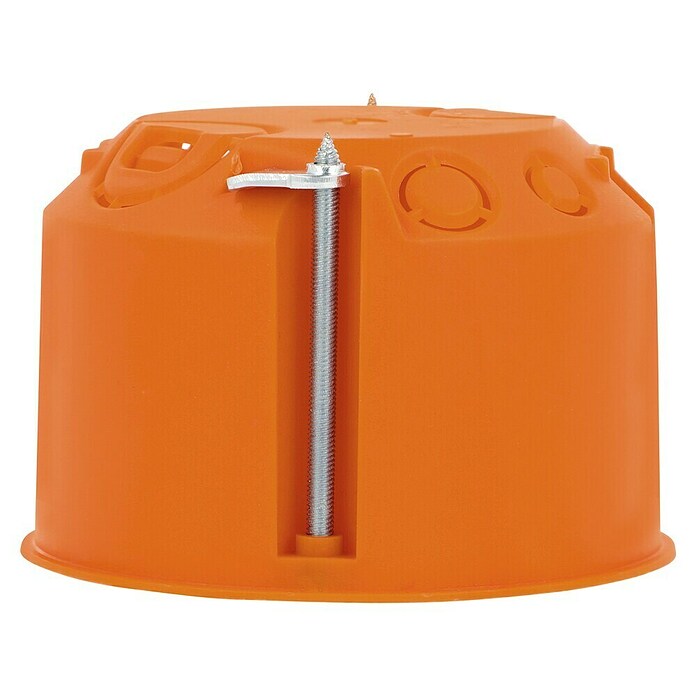 Hohlwanddose Normal (47 x 68 mm, 1-fach, Orange, 1 Stk.)