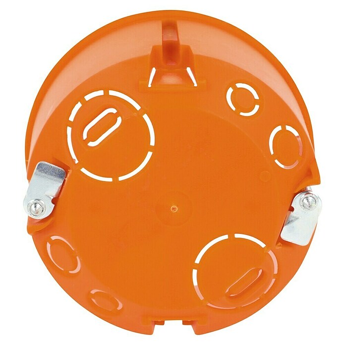 Hohlwanddose Normal (47 x 68 mm, 1-fach, Orange, 1 Stk.)