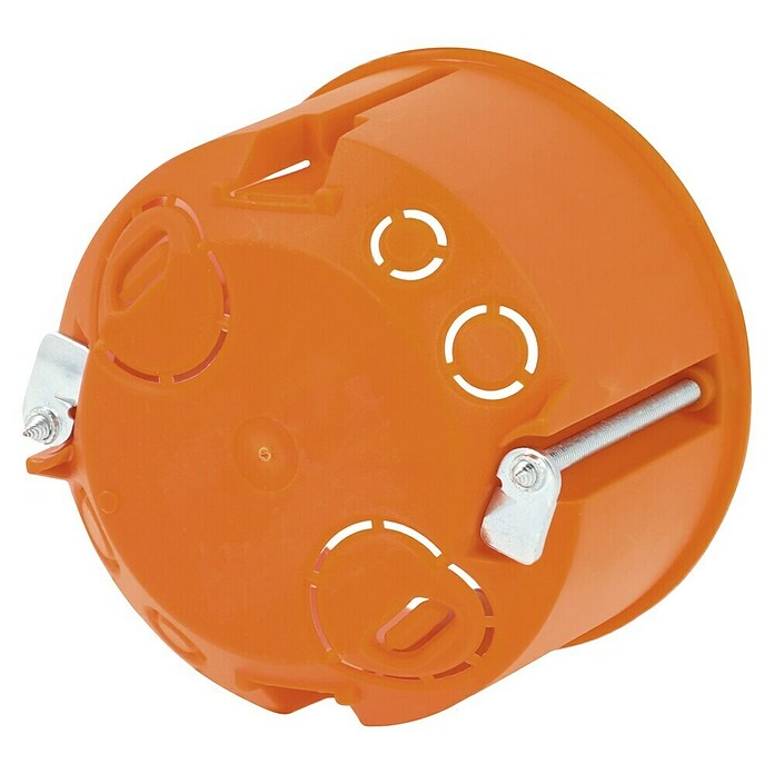 Hohlwanddose Normal (47 x 68 mm, 1-fach, Orange, 1 Stk.)