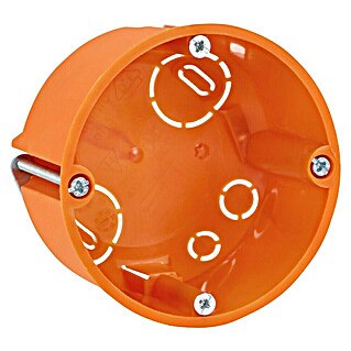 Hohlwanddose Normal (68 x 47 mm, 1-fach, Orange, 1 Stk.)