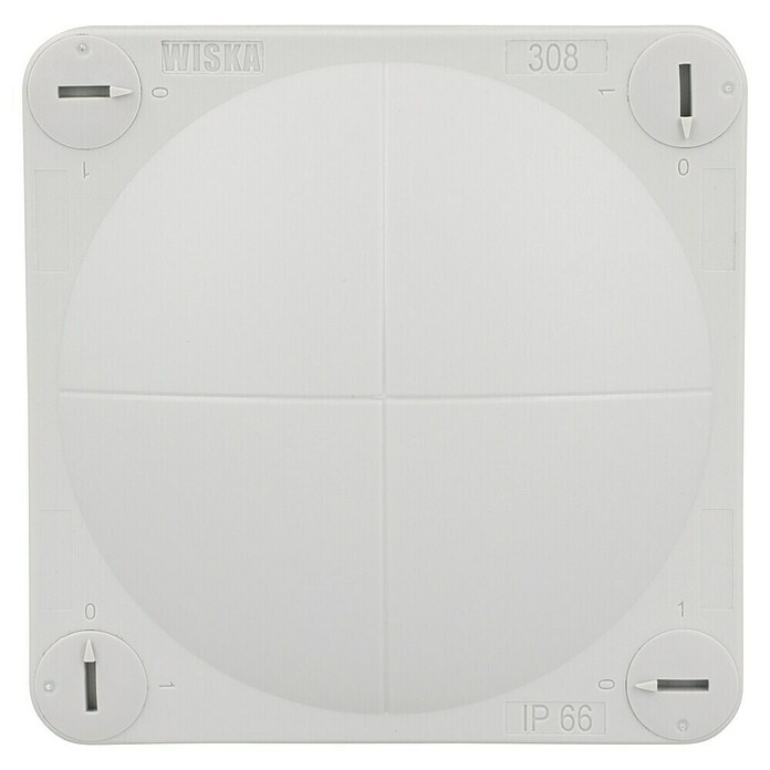 Feuchtraum-Abzweigdose Wiska (85 x 85 x 51 mm, Aufputz, IP66)