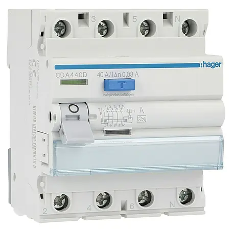 Hager  FI-Schalter CDA440D