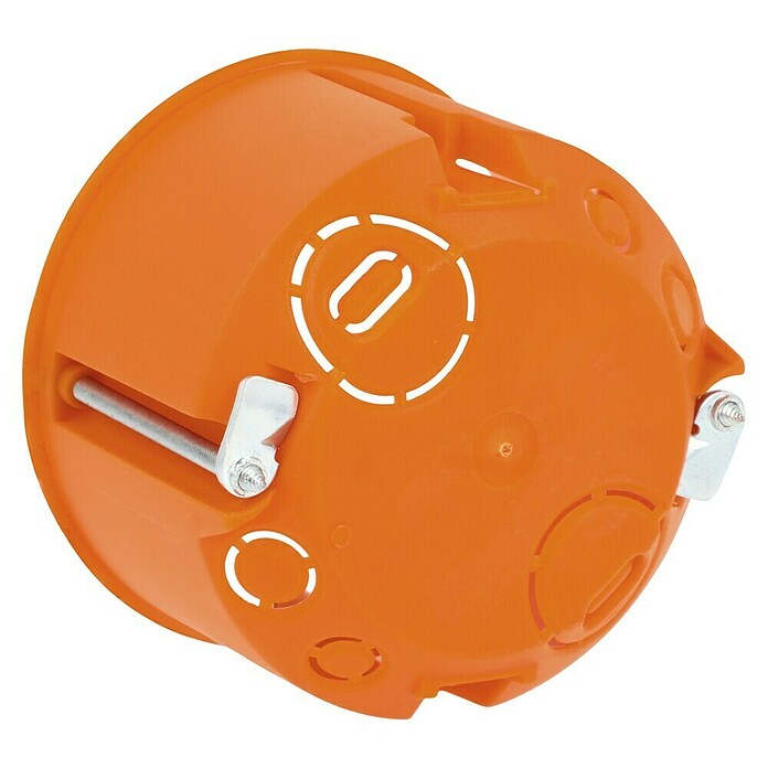 Hohlwanddose Normal (47 x 68 mm, 1-fach, Orange, 1 Stk.)