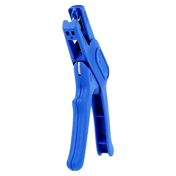 Weicon Abisolierzange No. 5 Classic - Länge: 165 mm, Kunststoff, Geeignet für: 0,2 - 6 mm² Kabelquerschnitt - Blaue automatische Abisolierzange für präzises und schnelles Abisolieren von Kabeln unterschiedlicher Querschnitte.