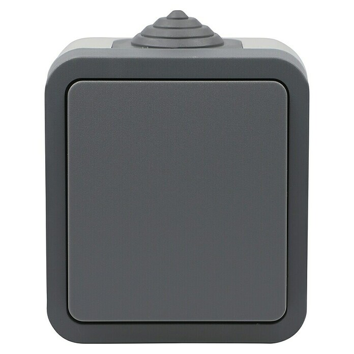 Voltomat Blueline Feuchtraum-Wechselschalter (Grau, Aufputz, IP54)