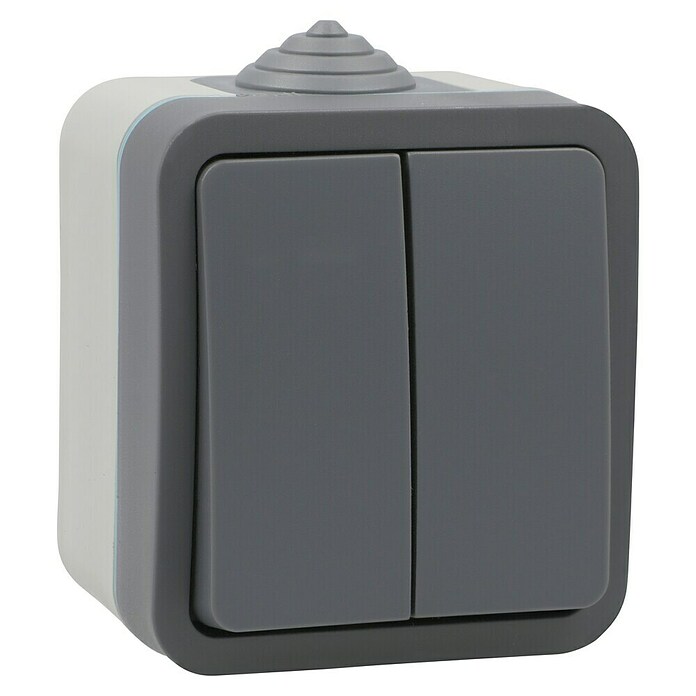 Voltomat Blueline Feuchtraum-Serienschalter (Grau, Aufputz, IP54)