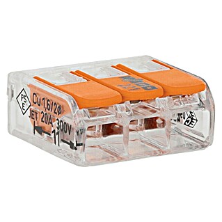 Wago Compact Hebelklemme 221-413 (450 V, 32 A, 50 Stk., Anzahl_Leiter: 3 Stück (Stk.))