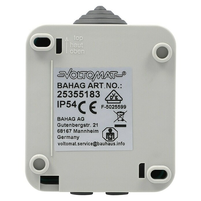 Voltomat Blueline Feuchtraum-Wechselschalter (Grau, Aufputz, IP54)