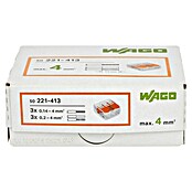 Wago Hebelklemme Compact (Anzahl Leiter: 3, Querschnitt: 0,14 - 4 mm², 50 Stk.)