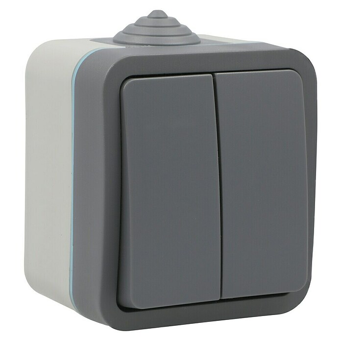 Voltomat Blueline Feuchtraum-Serienschalter (Grau, Aufputz, IP54)