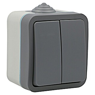 Voltomat Blueline Feuchtraum-Serienschalter (Grau, Aufputzmontage, IP54)