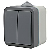 Voltomat Blueline Feuchtraum-Serienschalter (Grau, Aufputz, IP54)